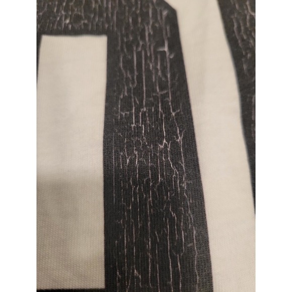 L A T Apparel Oh My God Becky Baseball Tee White Black Size 2 Graphic - Picture 4 of 8